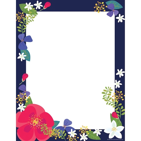 Barker Creek Petals Computer Paper, 50 sheets/Package 700